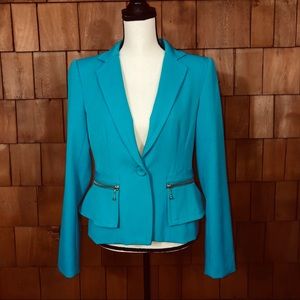Nanette Lepore turquoise blazer